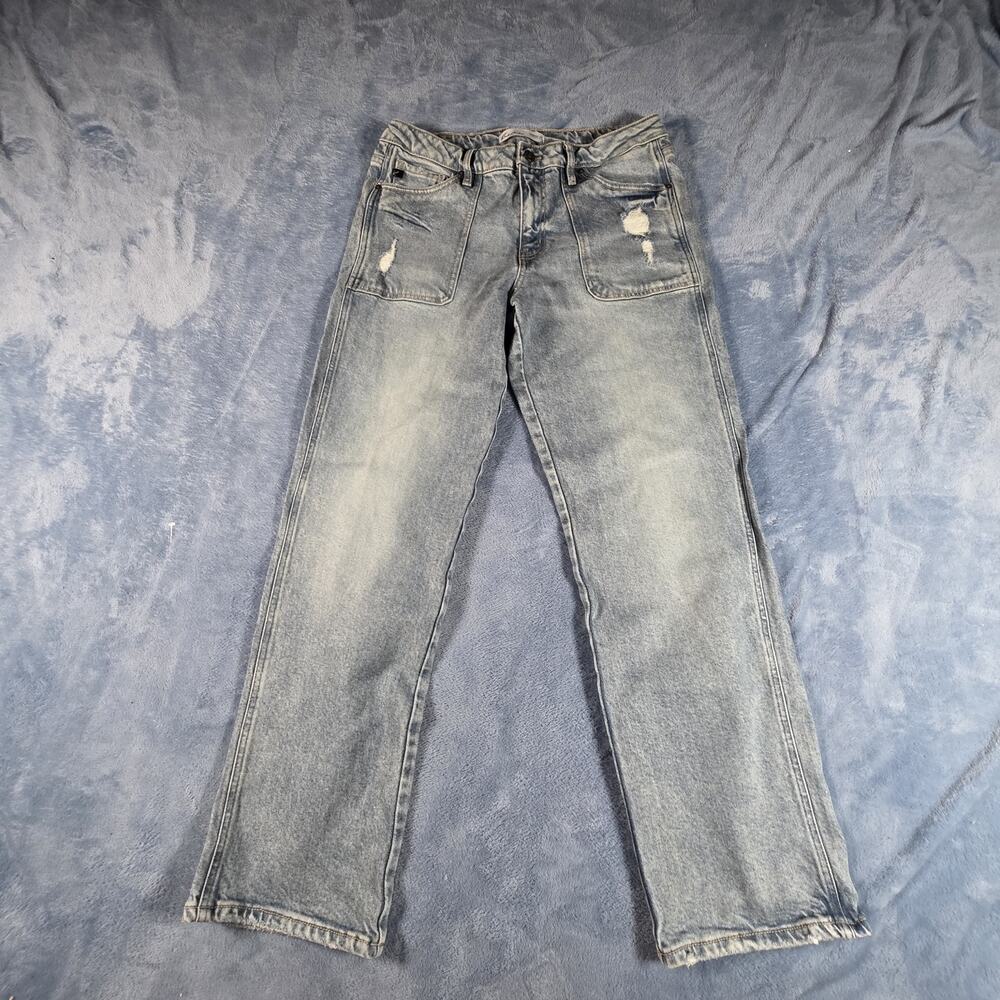 NWOT KanCan Maurices Jeans Women’s 29 High Rise Straight Leg Distressed